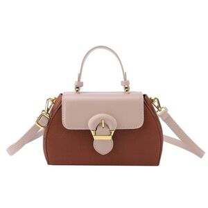 Elegant Two-Tone Handbag